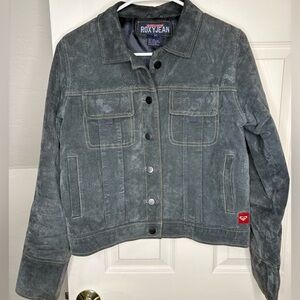 Roxy Jean Suede Leather Jacket